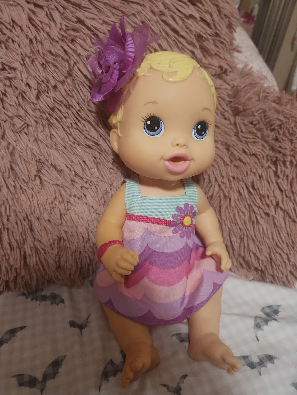 2012 Baby Alive Bitsy Burpsy Doll Original Dress Hasbro